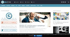 Desktop Screenshot of geekzone.fr